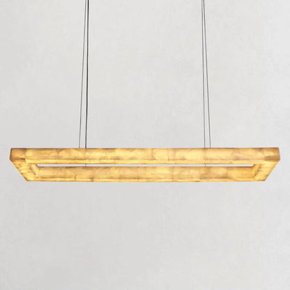 Rivaga Lueur Rectangular Chandelier - everlamps