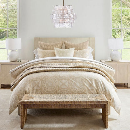 Riviera Glass Disc Chandelier 26" - everlamps