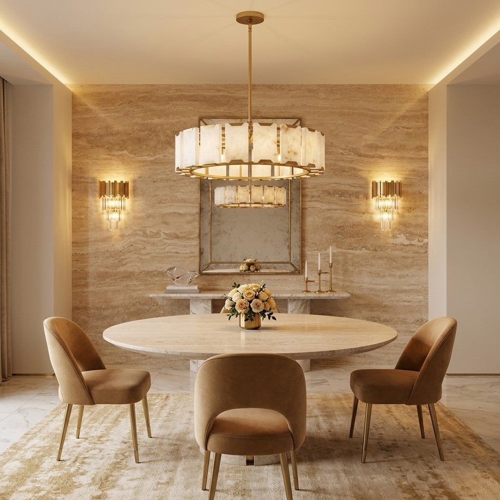 Rovira Alabaster Chandelier