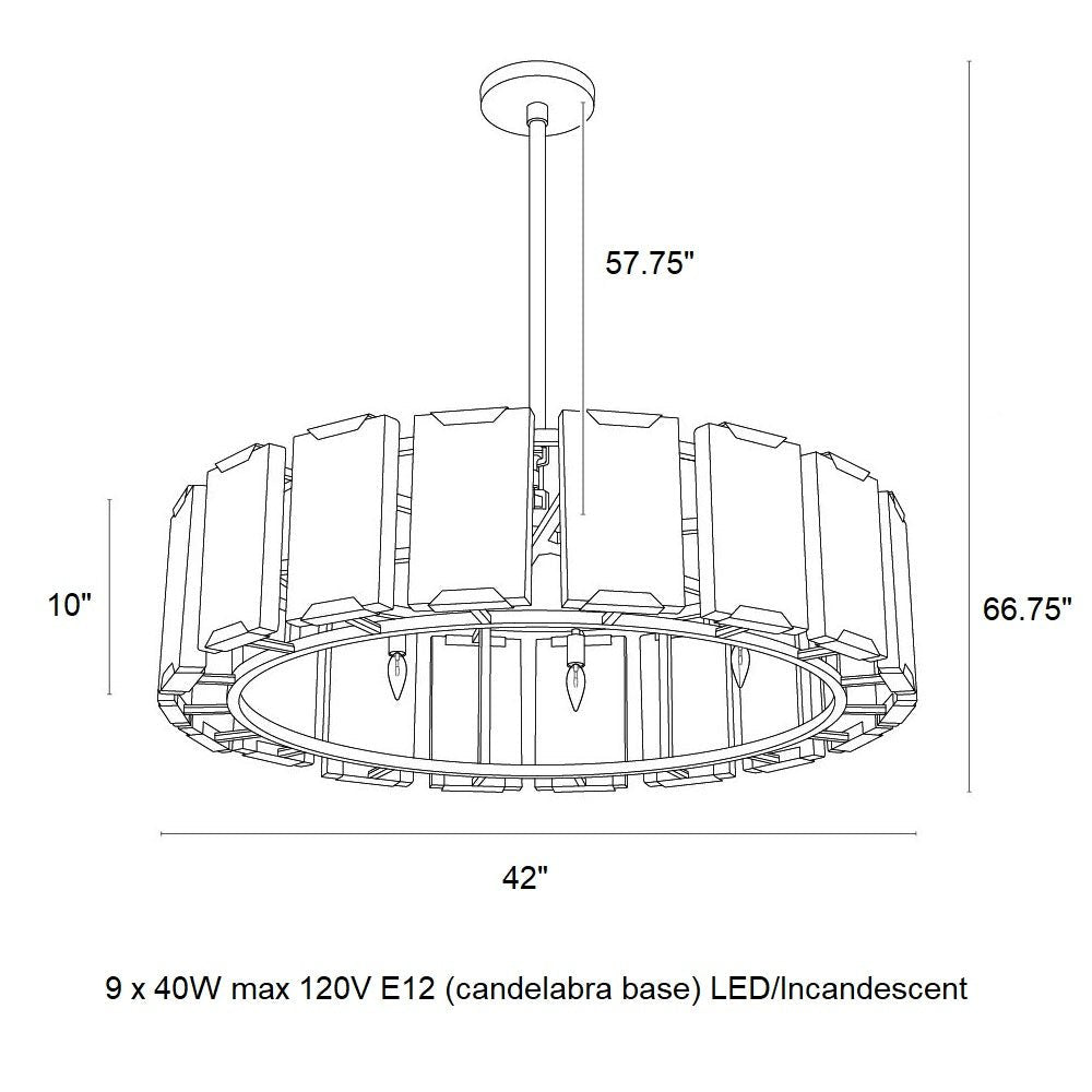 Rovira Alabaster Chandelier - everlamps