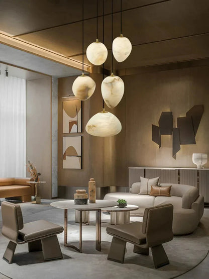 Sage Marble Chandelier - 10 Lightseverlamps