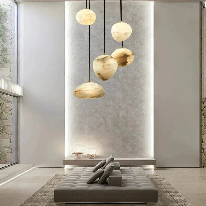 Sage Marble Chandelier - 3 Lightseverlamps