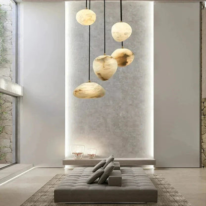 Sage Marble Chandelier - 3 Lightseverlamps