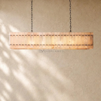 San Marcon Alabaster Linear Chandelier
