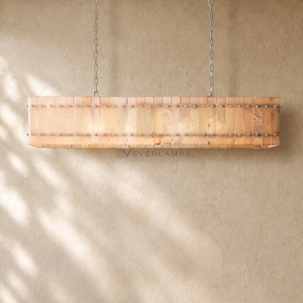 San Marcon Alabaster Linear Chandelier