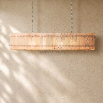 San Marcon Alabaster Linear Chandelier