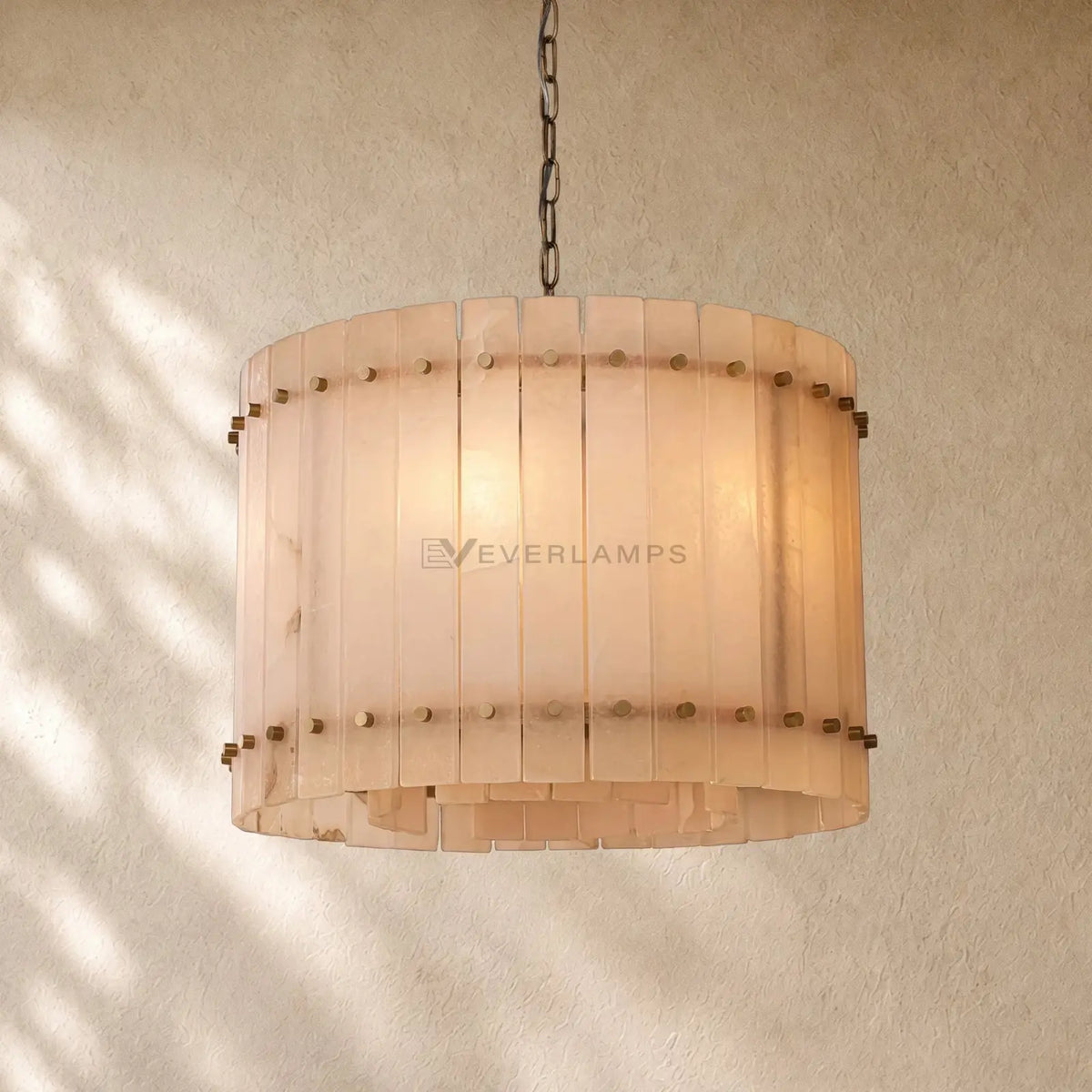 San Marcon Alabaster Round Chandelier