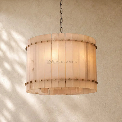 San Marcon Alabaster Round Chandelier
