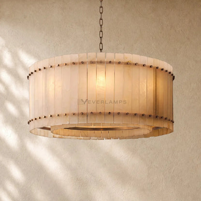San Marcon Alabaster Round Chandelier