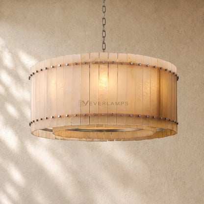 San Marcon Alabaster Round Chandelier