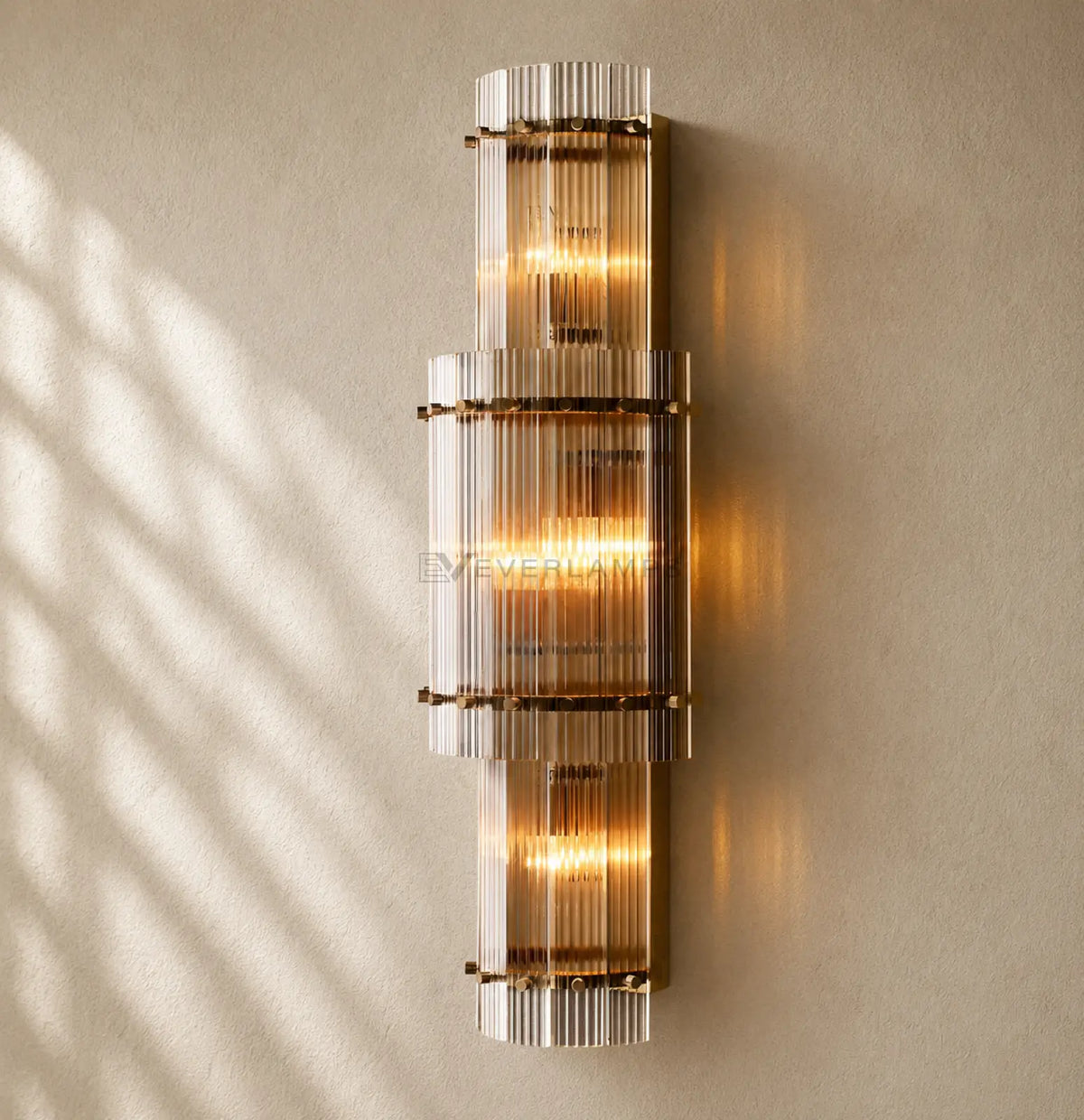 San Marcon Glass Grand Round Sconce