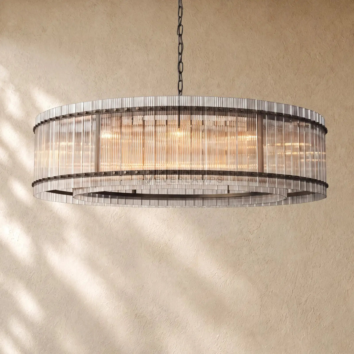 San Marcon Glass Round Chandelier
