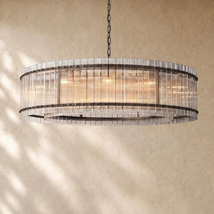 San Marcon Glass Round Chandelier