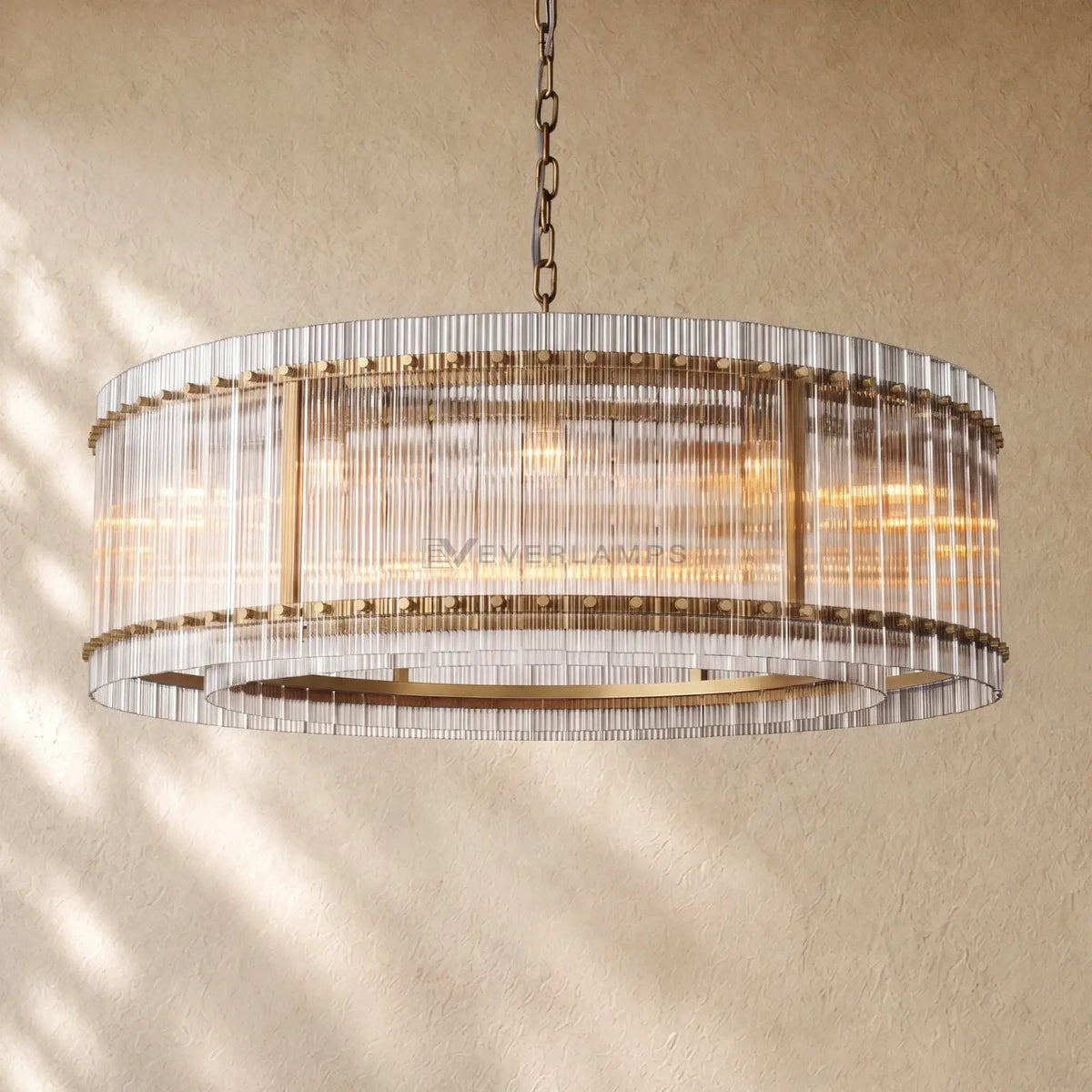 San Marcon Glass Round Chandelier