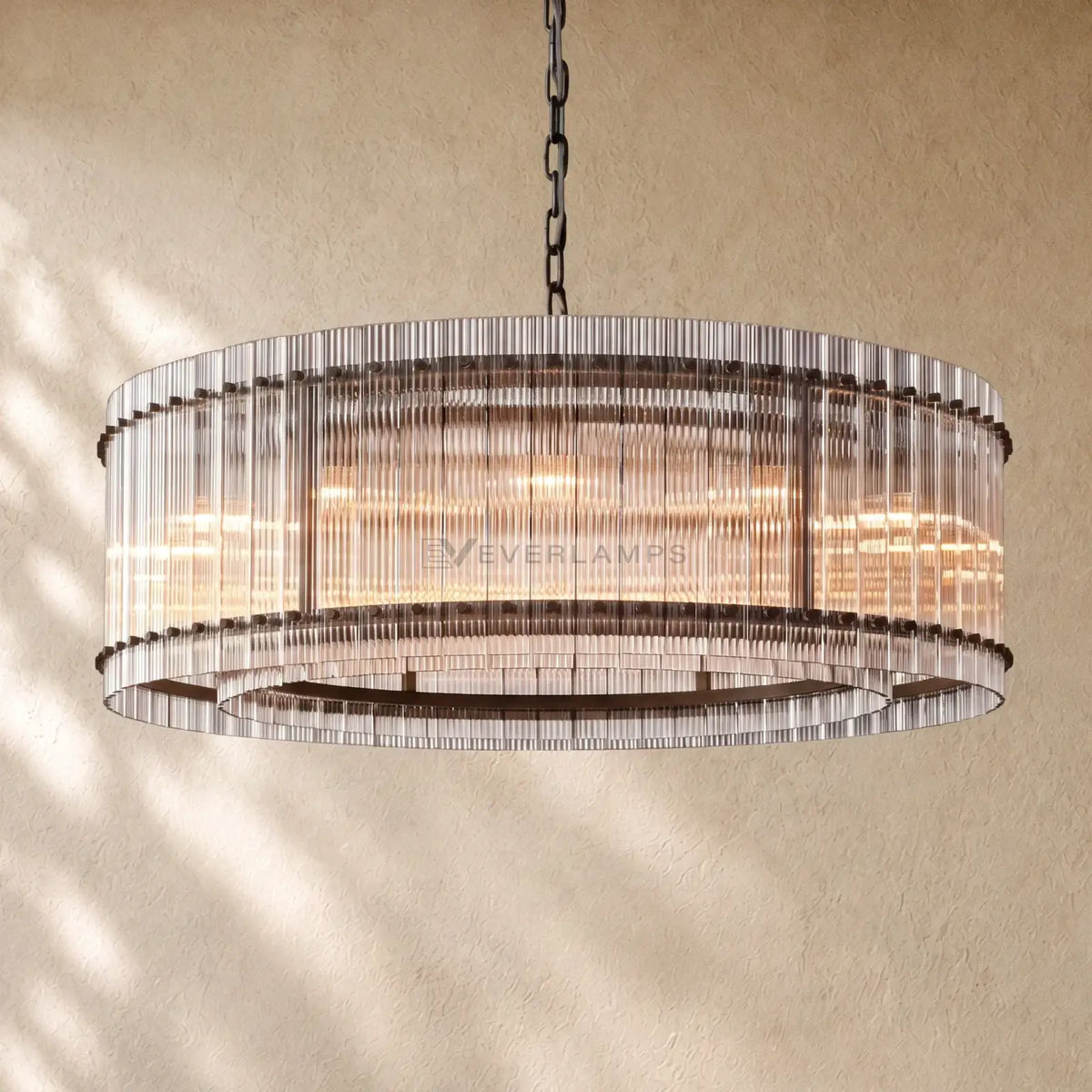 San Marcon Glass Round Chandelier