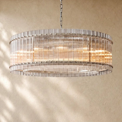 San Marcon Glass Round Chandelier