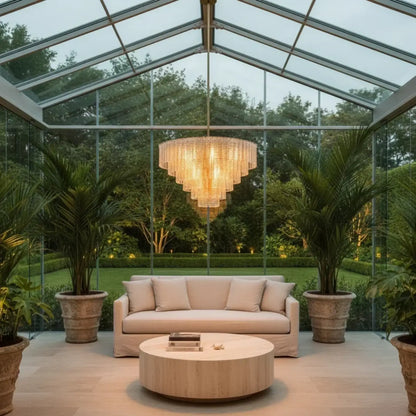 Sirena Glass Round Chandelier