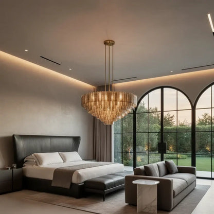 Sirena Glass Round Chandelier