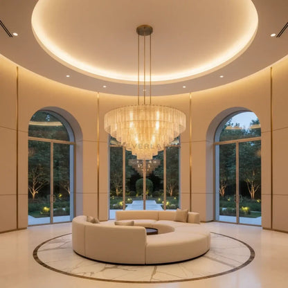 Sirena Glass Round Chandelier