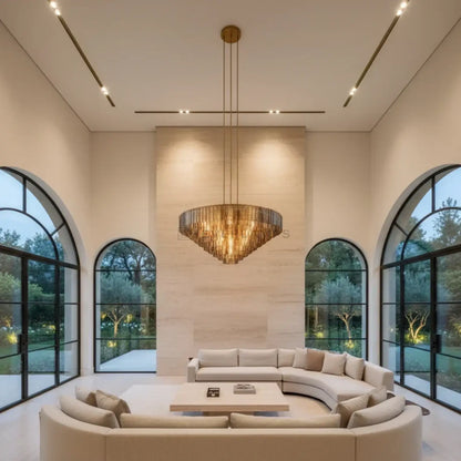 Sirena Glass Round Chandelier