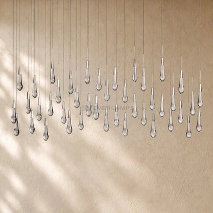 Soltairan Linear Chandelier - Raindrop Pendant Lighting