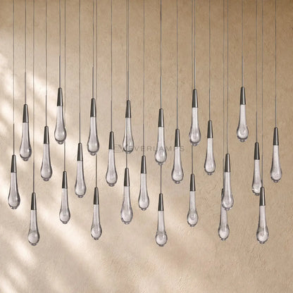 Soltairan Linear Chandelier - Raindrop Pendant Lighting