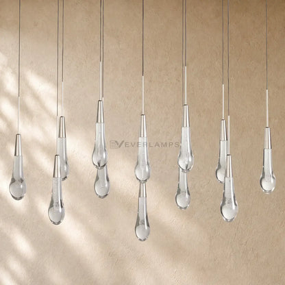 Soltairan Linear Chandelier - Raindrop Pendant Lighting