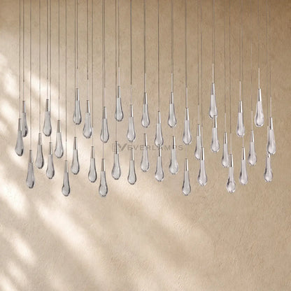 Soltairan Linear Chandelier - Raindrop Pendant Lighting
