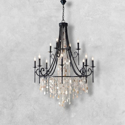 Tatum Lux Shell Crystal Chandelier