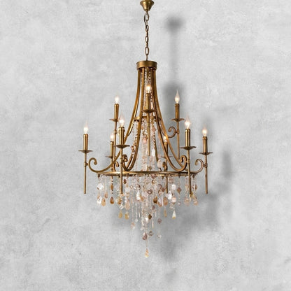 Tatum Lux Shell Crystal Chandelier