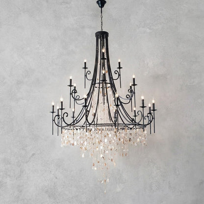 Tatum Lux Shell Crystal Chandelier