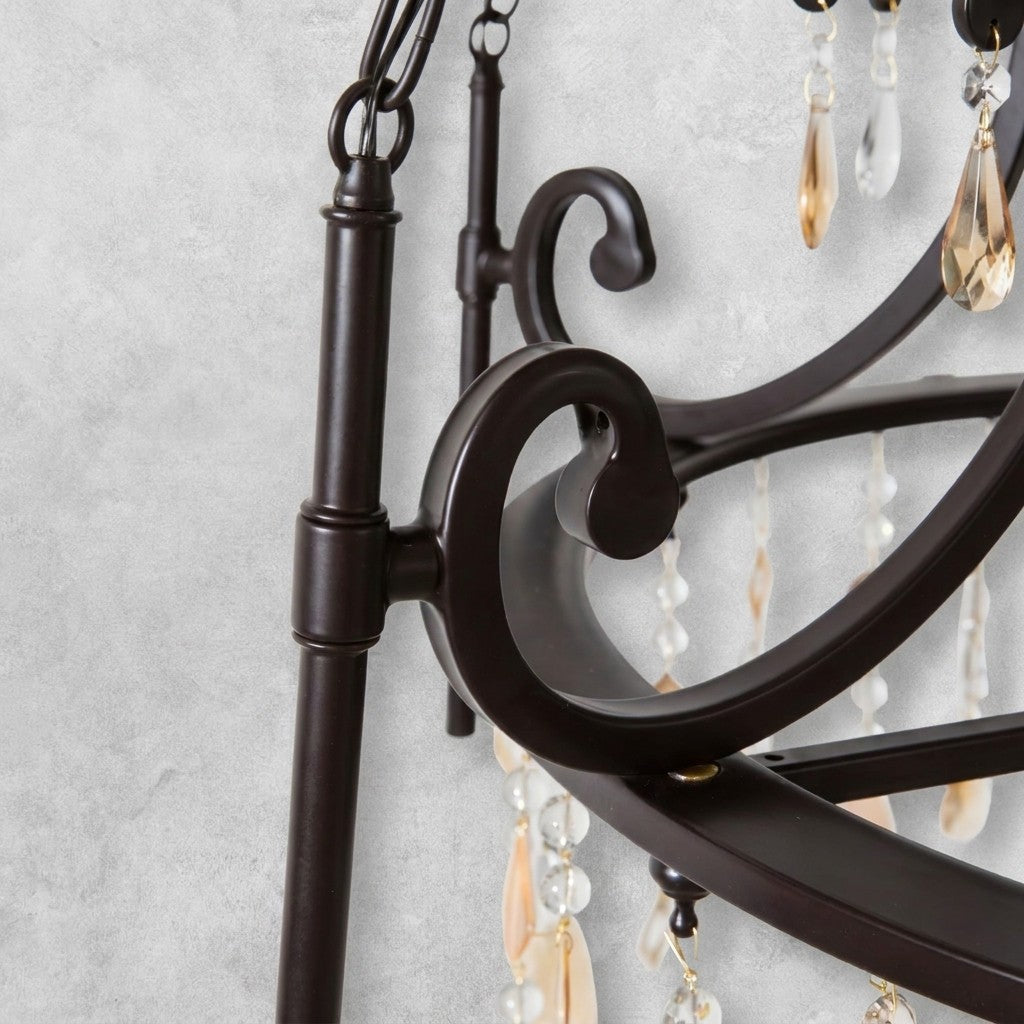 Tatum Lux Shell Crystal Chandelier