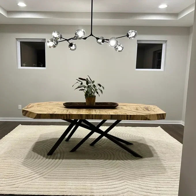 Modern-style Sputnik Glass Branch Chandelier