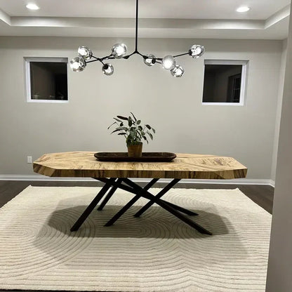 Modern-style Sputnik Glass Branch Chandelier