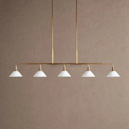 Theron Glass Linear Chandelier