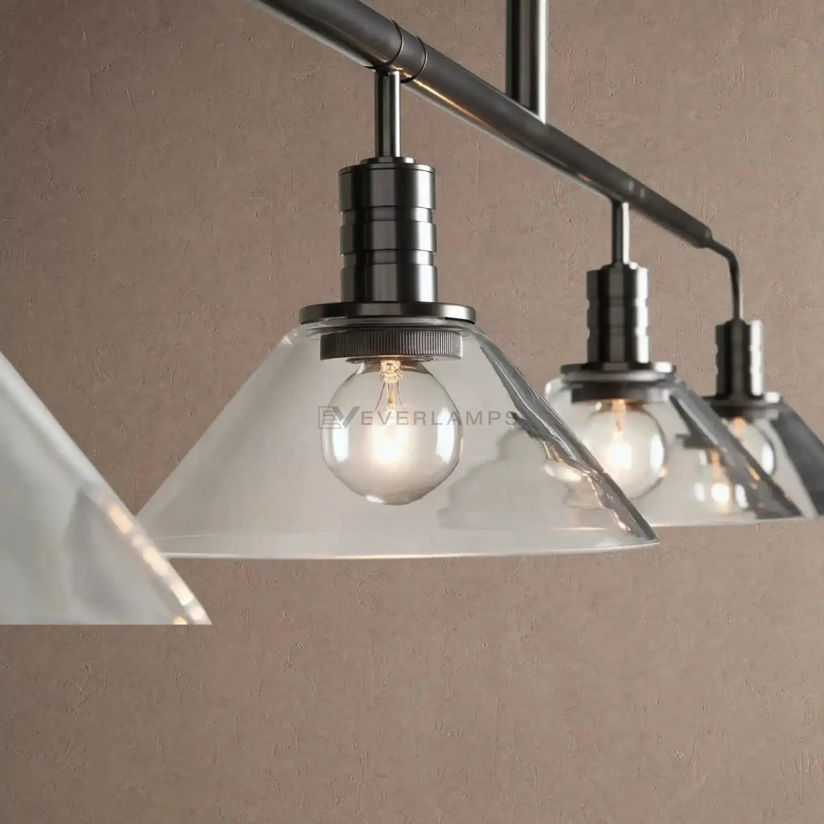 Theron Glass Linear Chandelier