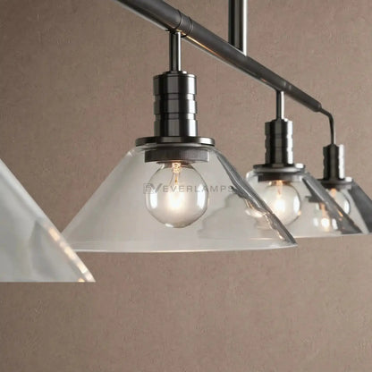 Theron Glass Linear Chandelier