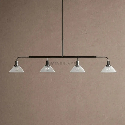 Theron Glass Linear Chandelier