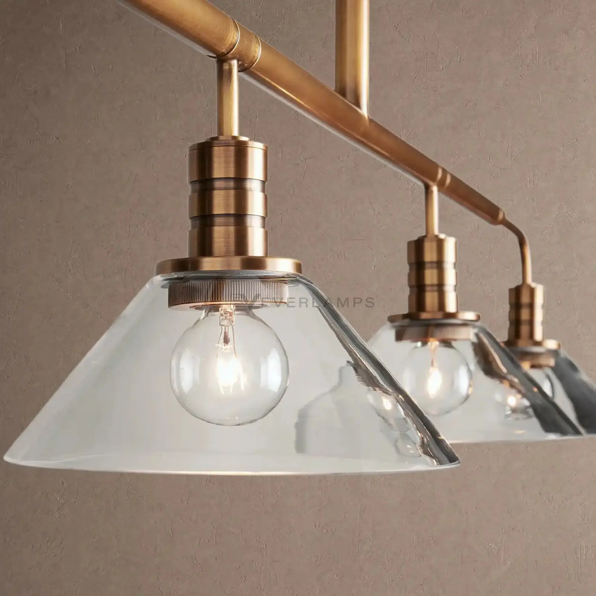 Theron Glass Linear Chandelier