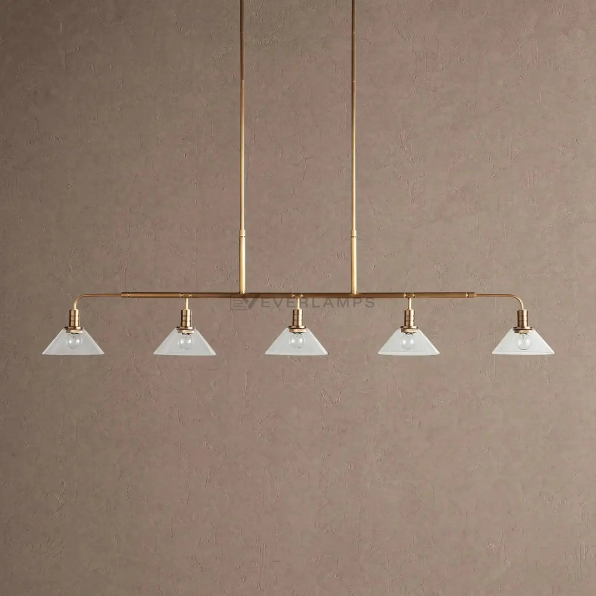Theron Glass Linear Chandelier
