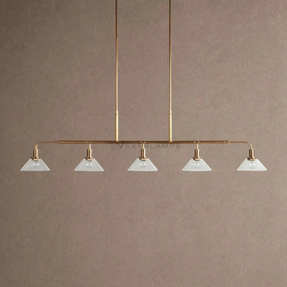 Theron Glass Linear Chandelier