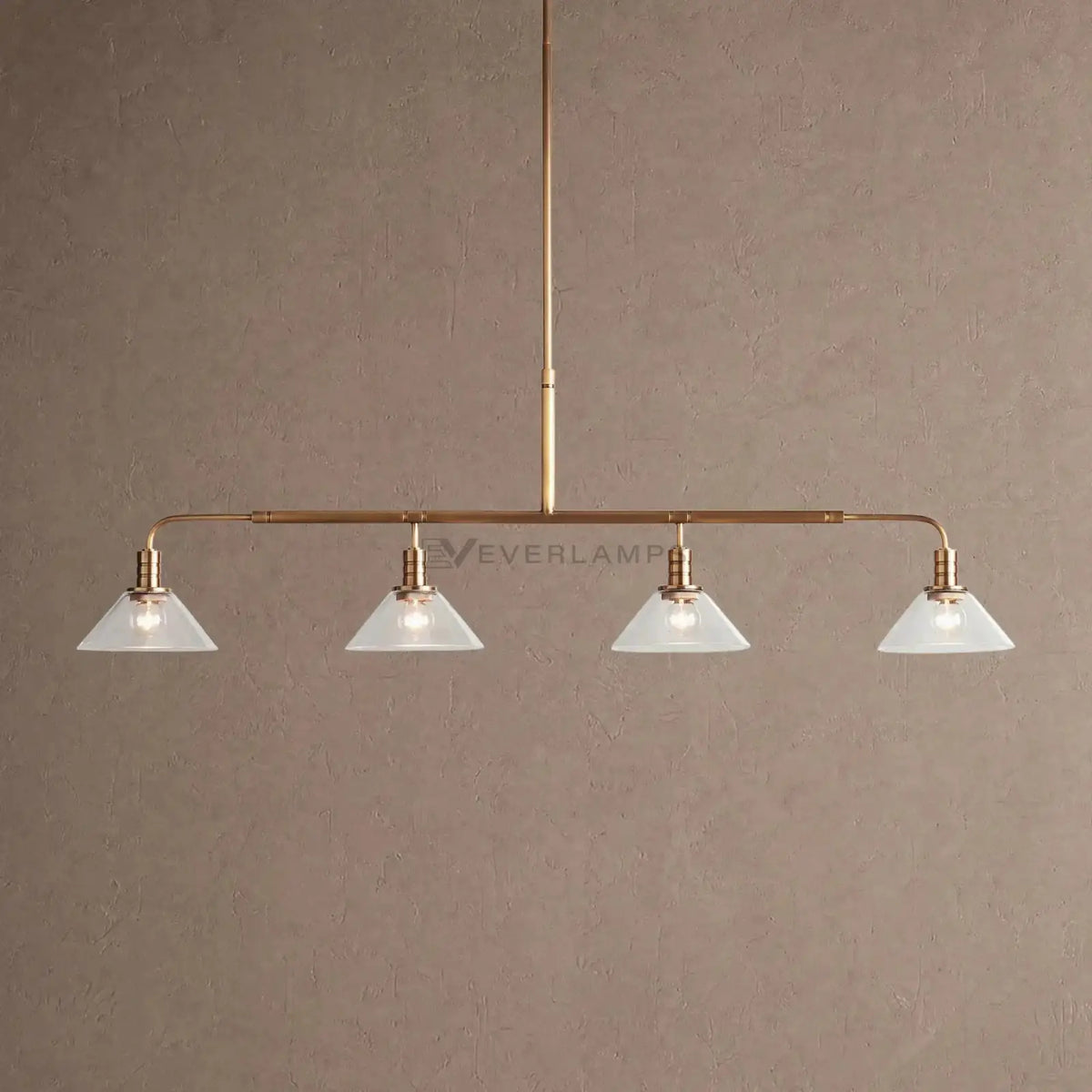 Theron Glass Linear Chandelier