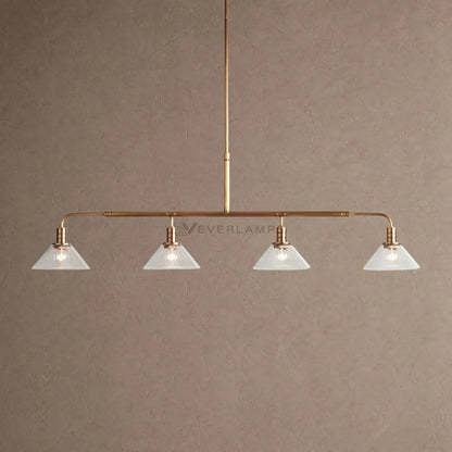 Theron Glass Linear Chandelier