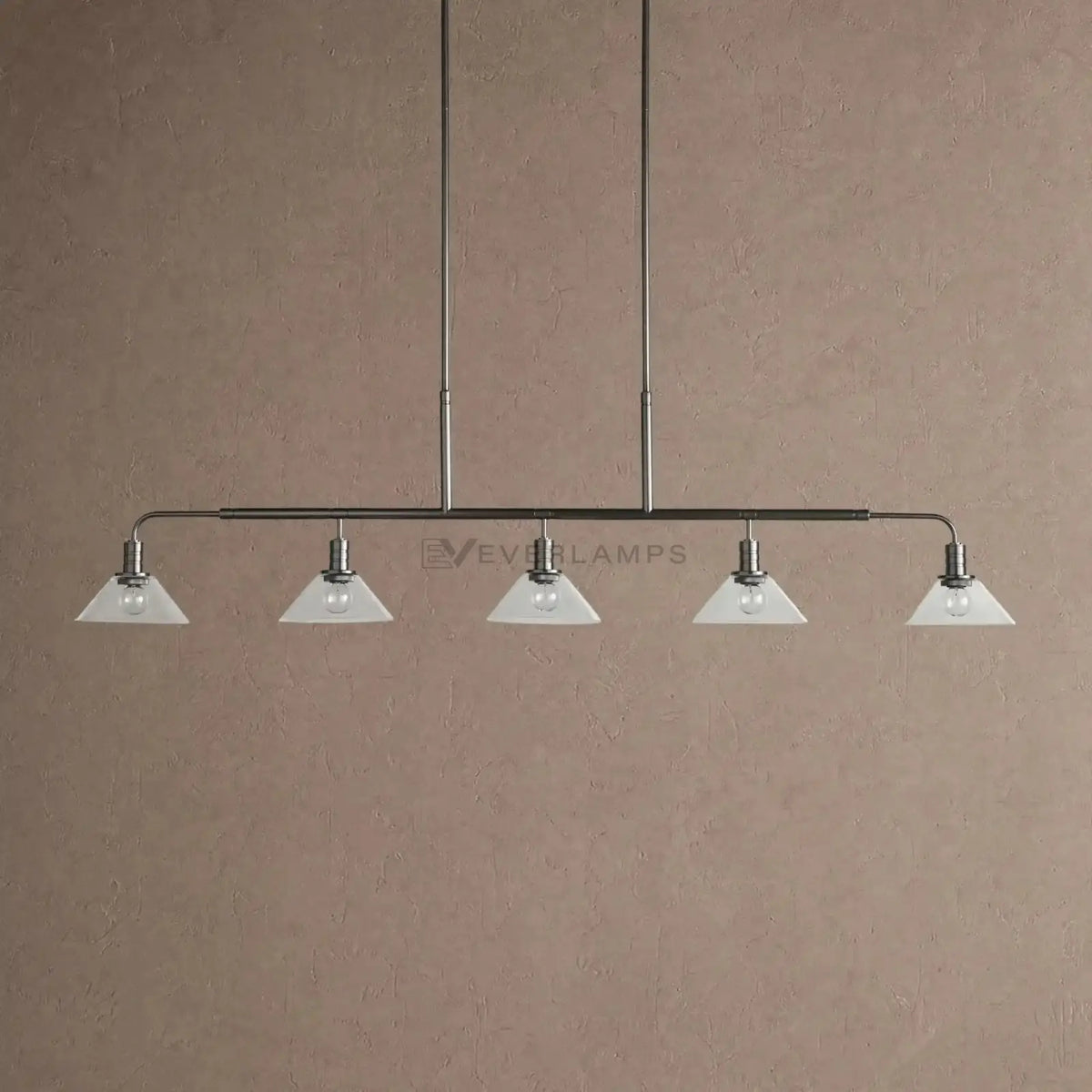 Theron Glass Linear Chandelier