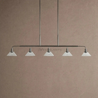 Theron Glass Linear Chandelier