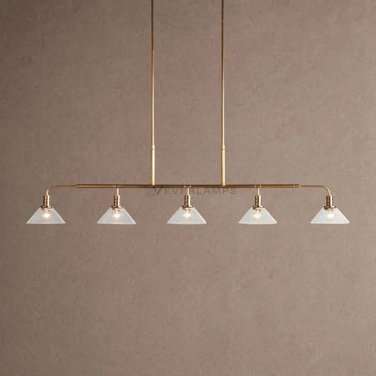 Theron Glass Linear Chandelier