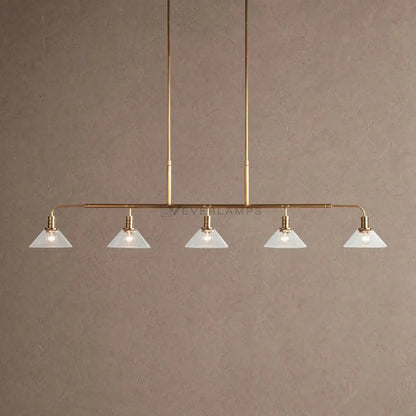Theron Glass Linear Chandelier