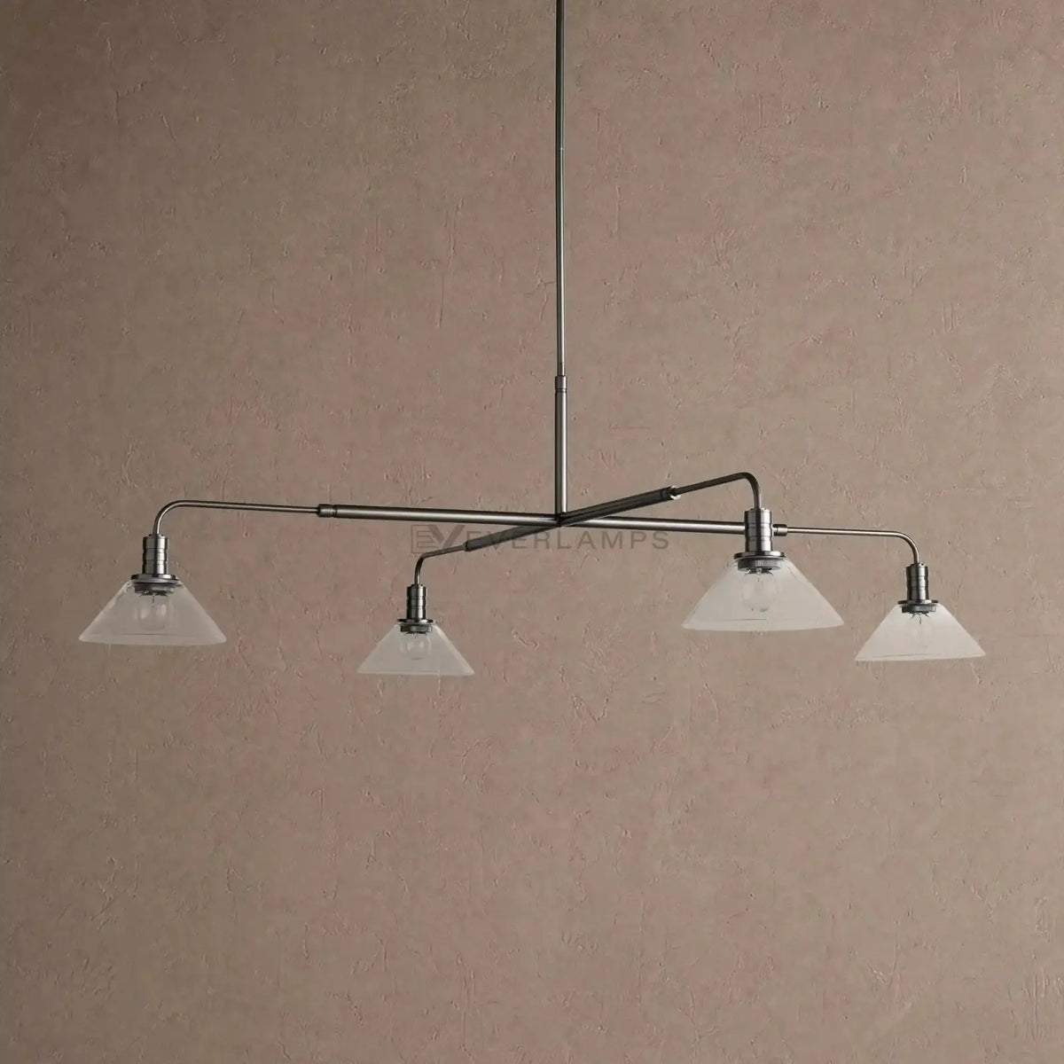 Theron Glass Round Chandelier 30’’ 52’’