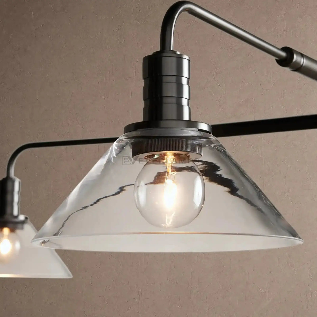 Theron Glass Round Chandelier 30’’ 52’’