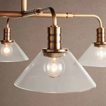 Theron Glass Round Chandelier 30’’ 52’’